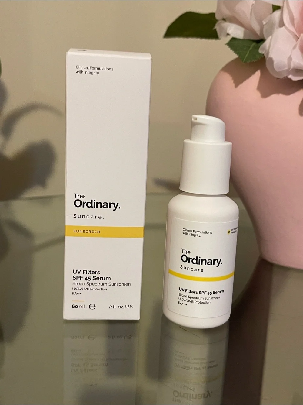 The Ordinary Suncare UV Filters SPF 45 Serum — White & Yellow